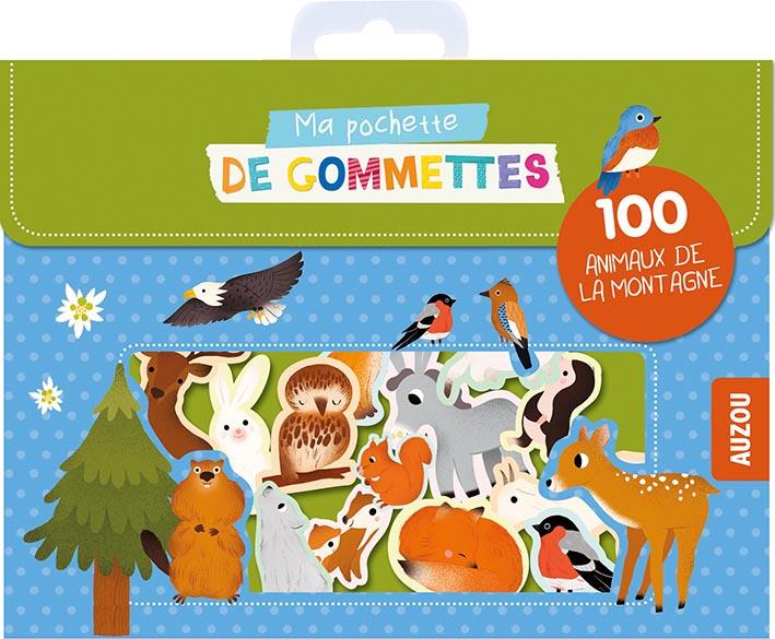 Ma pochette de gommettes : 100 animaux de la montagne