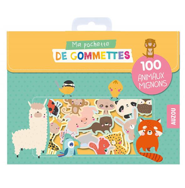 Ma pochette de gommettes : 100 animaux mignons