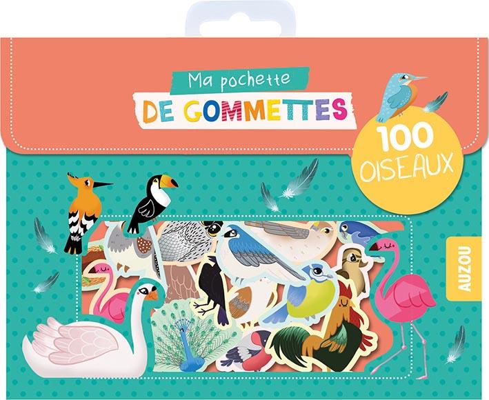 Ma pochette de gommettes : 100 oiseaux