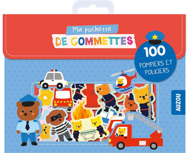 Ma pochette de gommettes : 100 pompiers et policiers