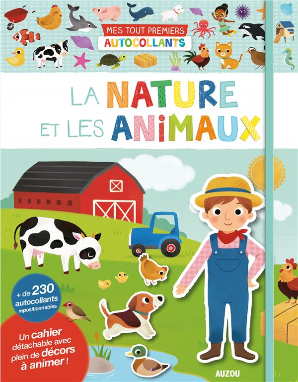 Mes tout premiers autocollants ; la nature et les animaux