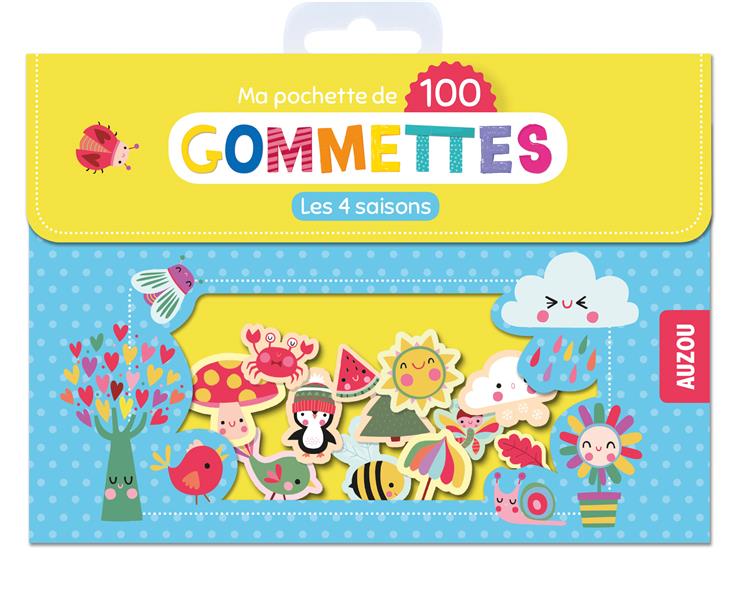 Ma pochette de gommettes : 100 gommettes ; les 4 saisons