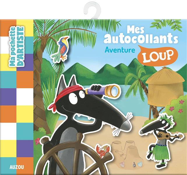 Mes autocollants loup ; aventure