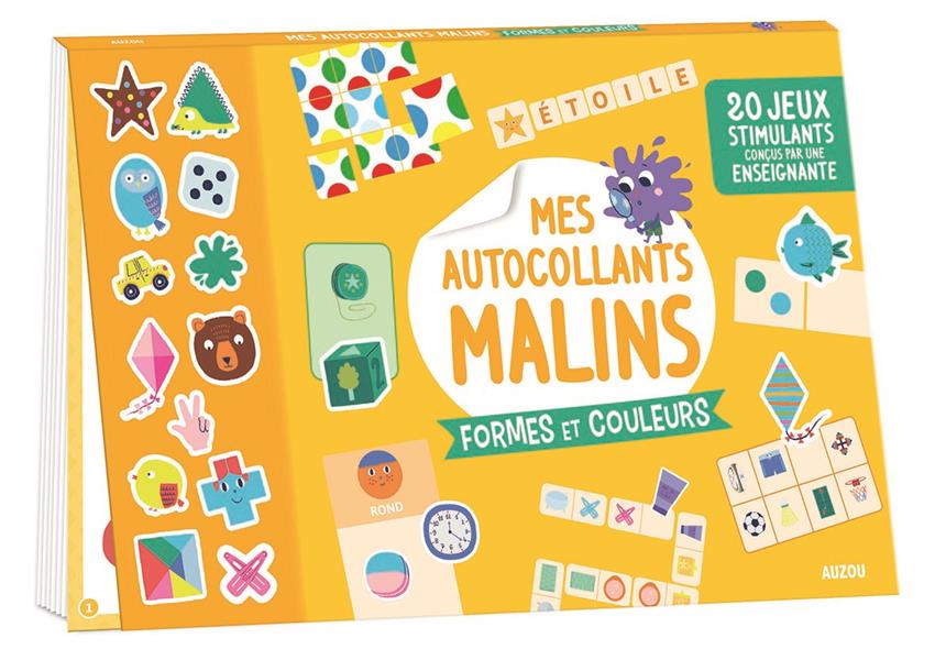 Mes autocollants malins : formes et couleurs