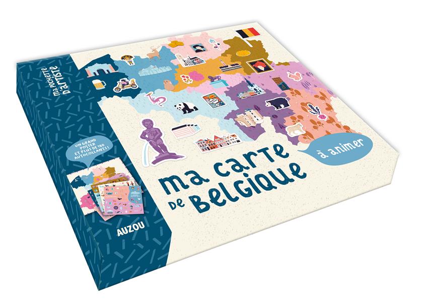 Ma carte de Belgique à animer