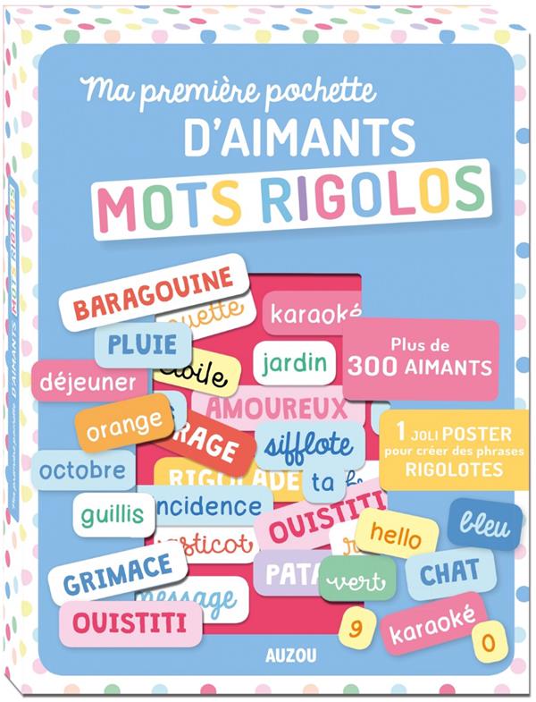 Ma première pochette d'aimants : mots rigolos