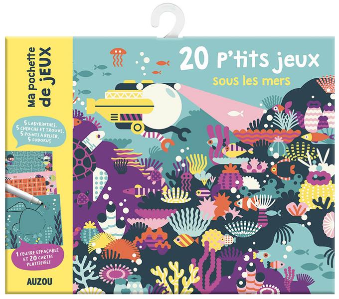 Ma pochette de jeux : 20 p'tits jeux sous les mers