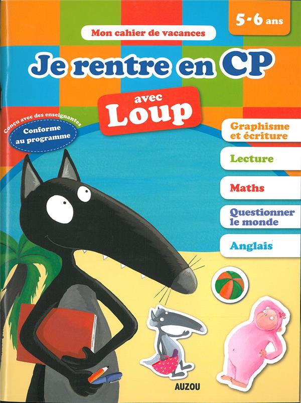 Cahier de vacances : anglais ; je rentre en CP avec Loup