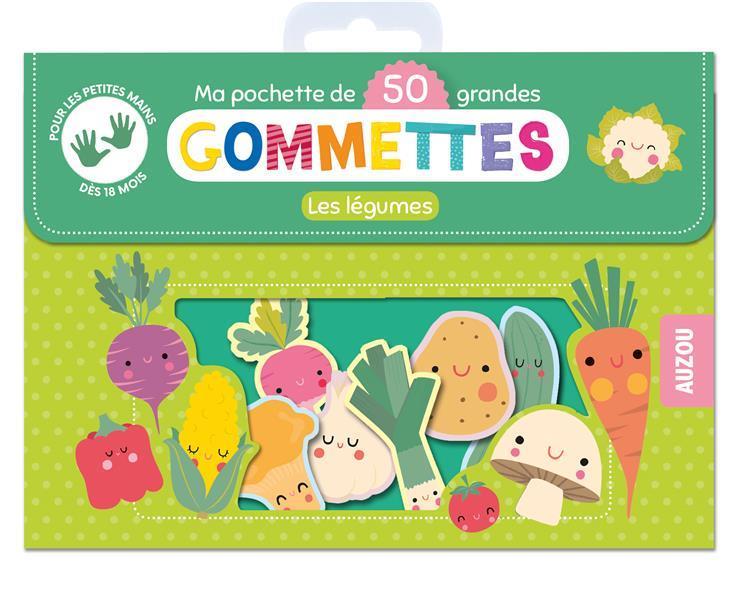 Ma pochette de gommettes : les légumes