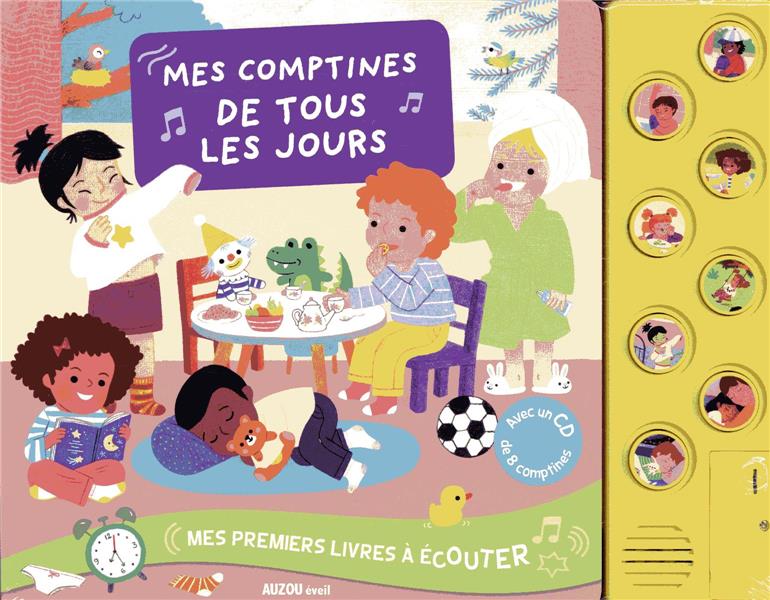 Mes premiers livres à écouter : mes comptines de tous les jours