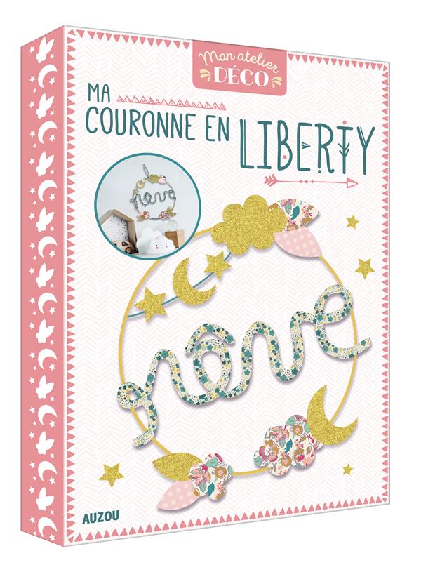 Mon atelier déco : ma couronne décorative  en liberty