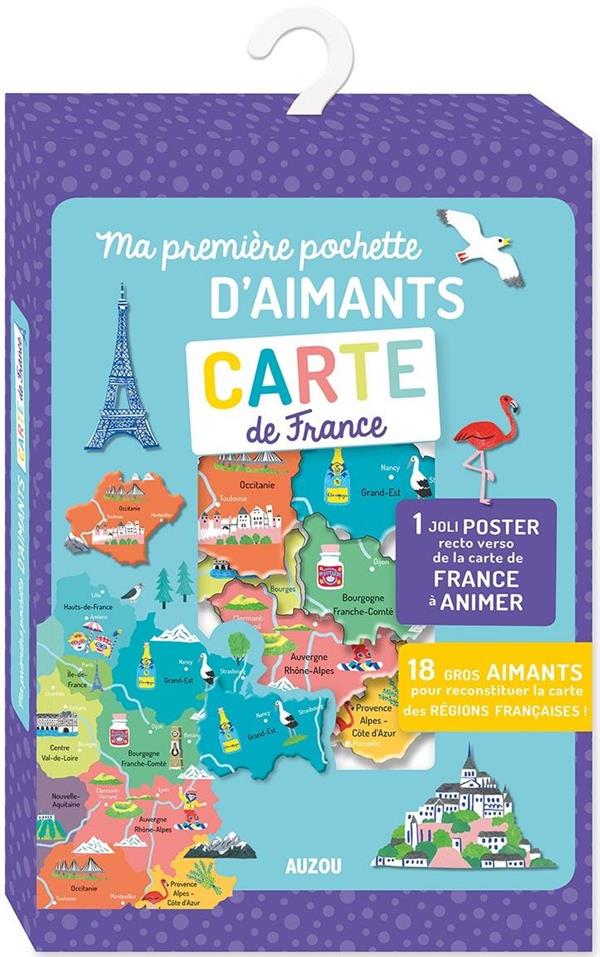 Ma première pochette d'aimants : carte de France