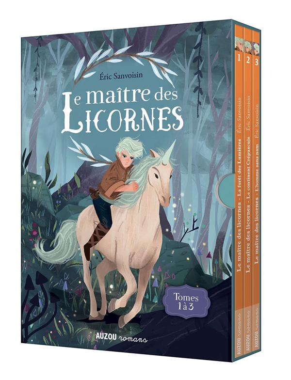 Le maître des licornes : coffret Tomes 1 à 3 : la forêt des lumières ; le continent Crépuscule ; l'homme sans nom