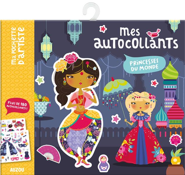 Mes autocollants ; princesses du monde