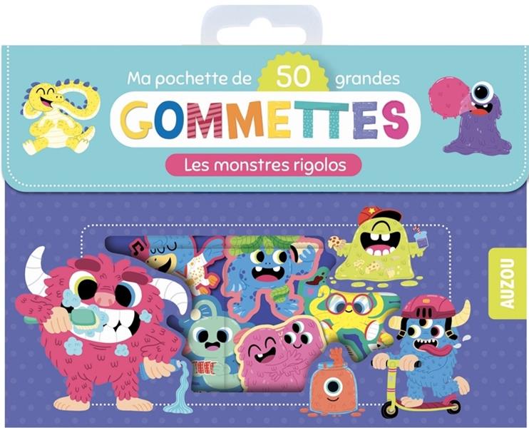 Ma pochette de gommettes : monstres rigolos