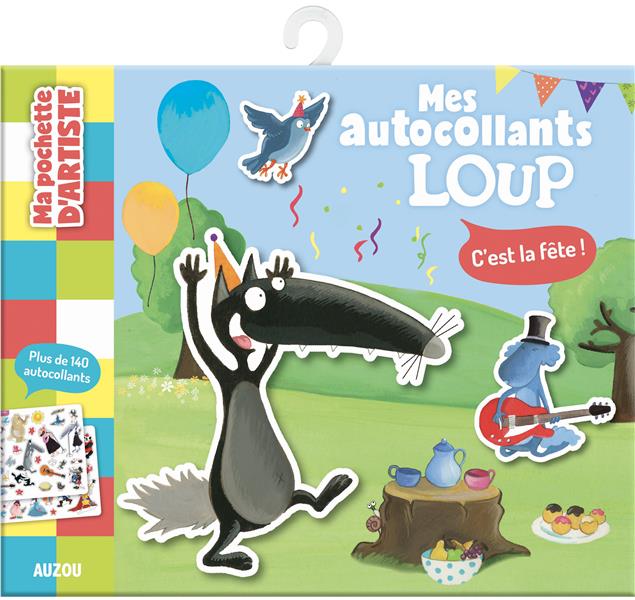 Le Loup : mes autocollants ; c'est la fête !