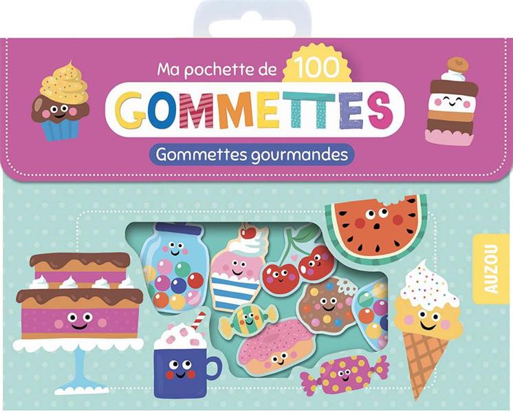 Ma pochette de gommettes : mes gommettes gourmandes