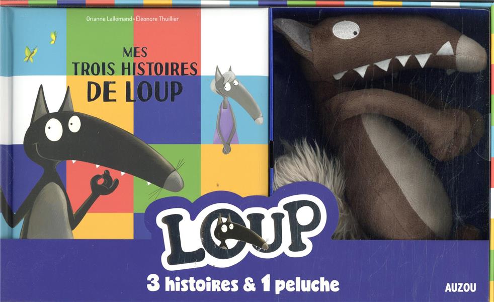 Le Loup : coffret recueil + peluche nue