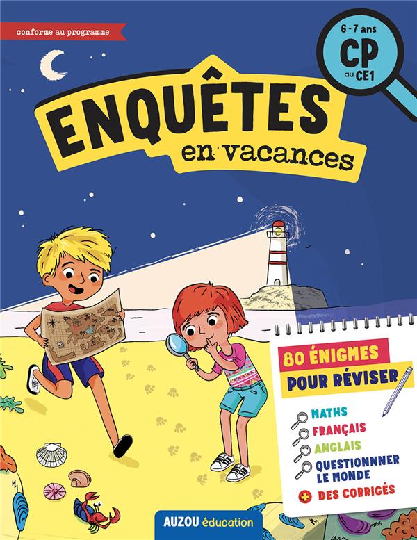 Enquêtes en vacances du CP au CE1