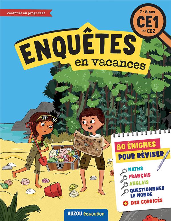 Enquêtes en vacances du CE1 au CE2