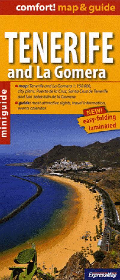 CONFORT MAP : Tenerife and la Gomera (comfort !map&guide, carte laminee)