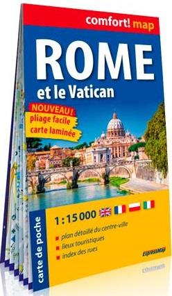 Rome et le Vatican 1/15.000 (carte format de poche