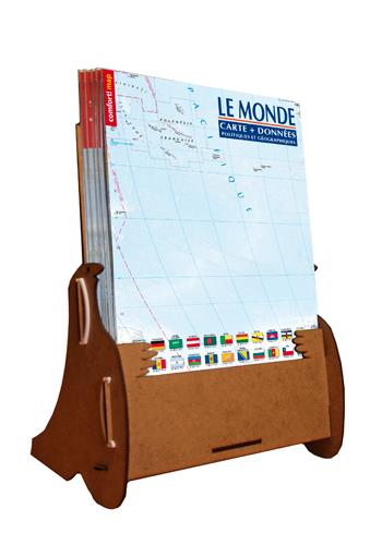 Display monde m&g xxl (carte xxl)