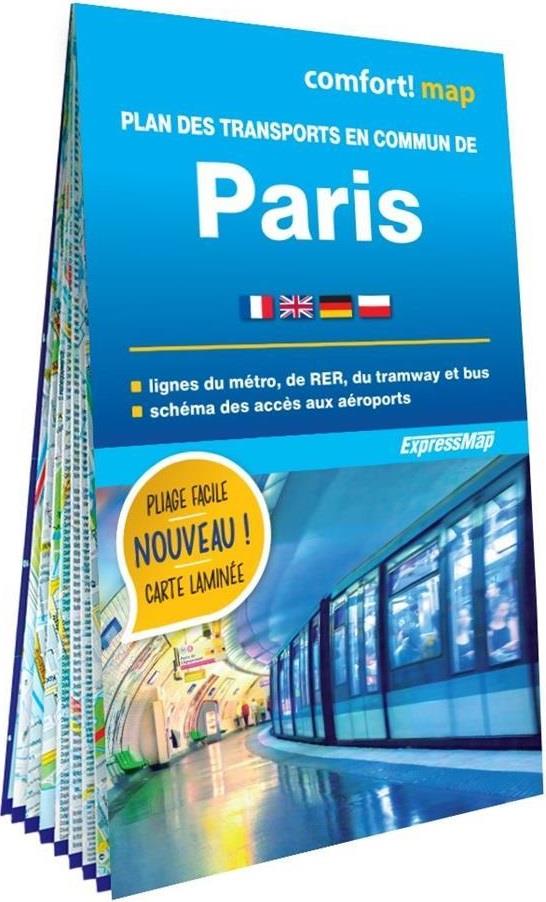 Plan des transports en commun de Paris (édition 2023)