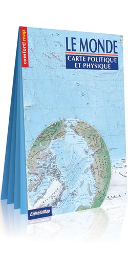 Carte du monde : politique et physique