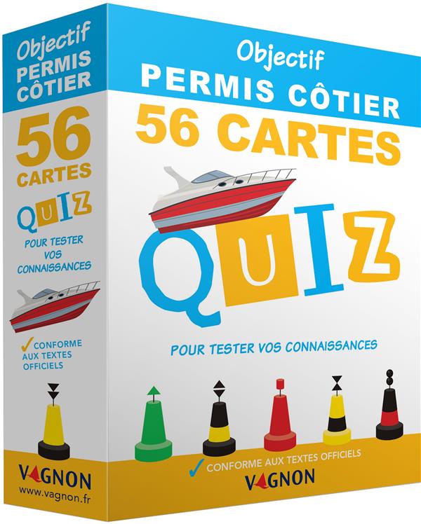 Objectif permis côtier : 56 cartes quiz pour tester vos connaissances