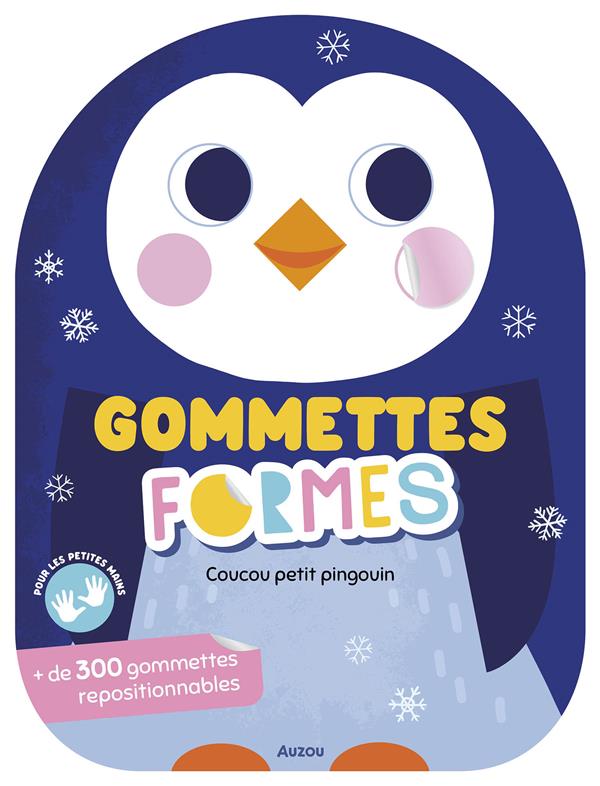 Gommettes formes : coucou petit pingouin