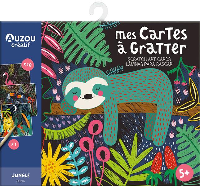 Mes cartes à gratter : jungle