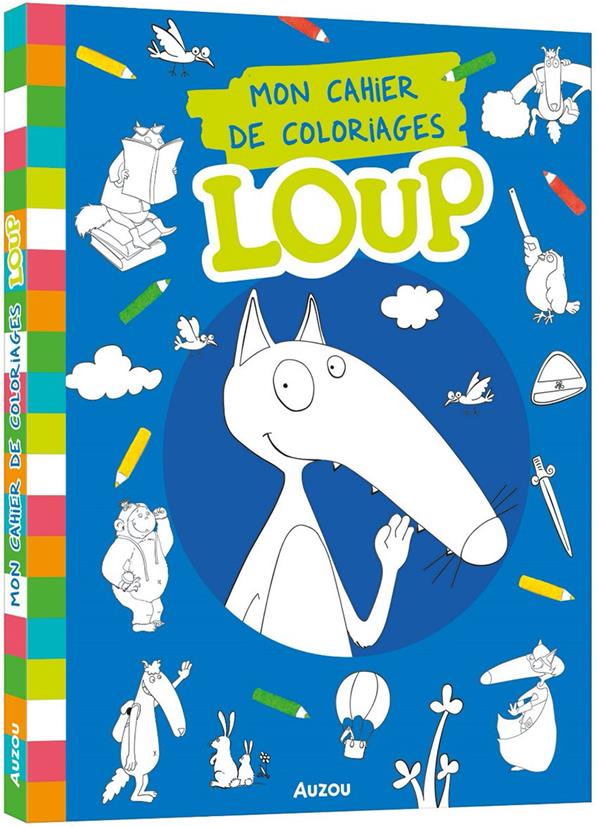 Cahier de coloriage Loup