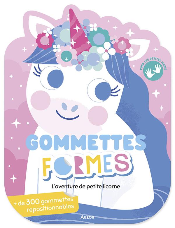 Gommettes formes : l'aventure de petite licorne