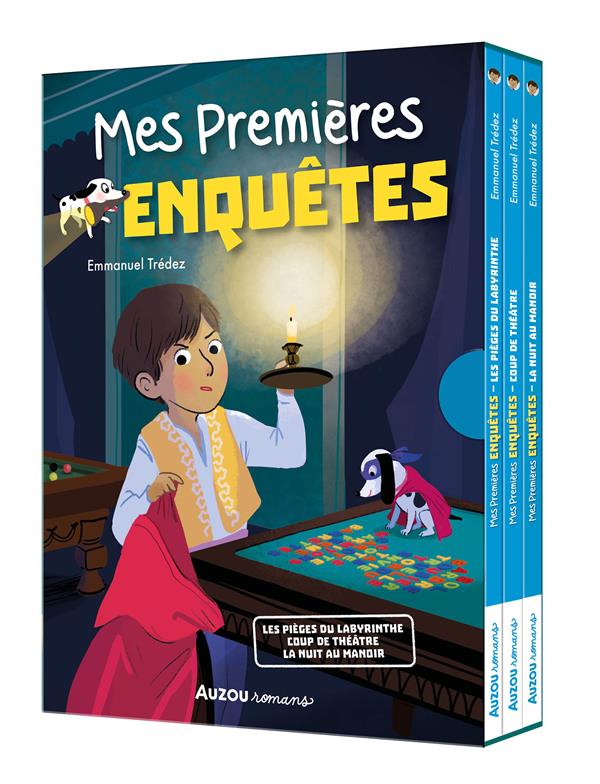 Mes premières enquêtes : coffret vol.4 : Tomes 10 à 12 : les pièges du labyrinthe ; coup de théâtre ; la nuit au manoir