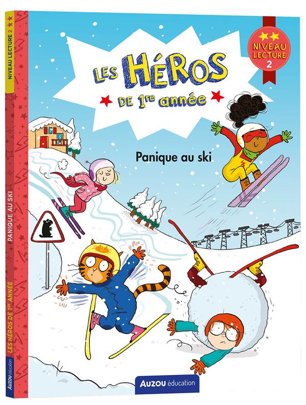 Les héros de 1ère primaire ; niveau 2 ; panique au ski