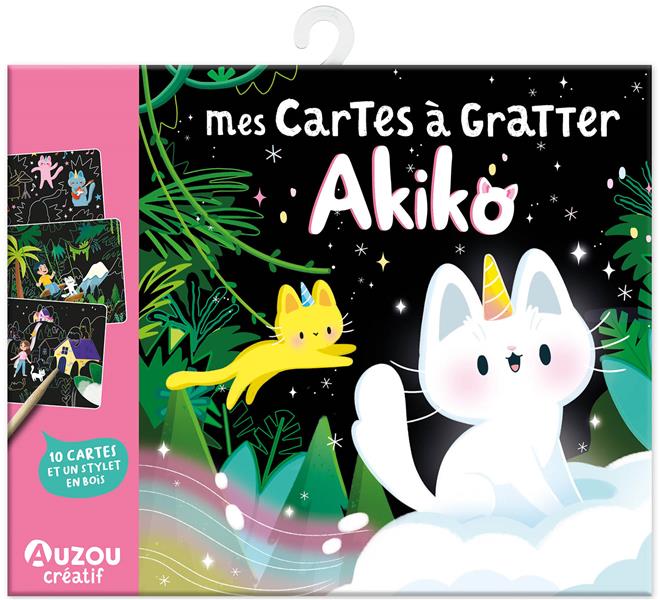 Mes cartes à gratter Akiko