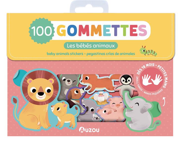 Ma pochette de gommettes : 100 gommettes : les bébés animaux