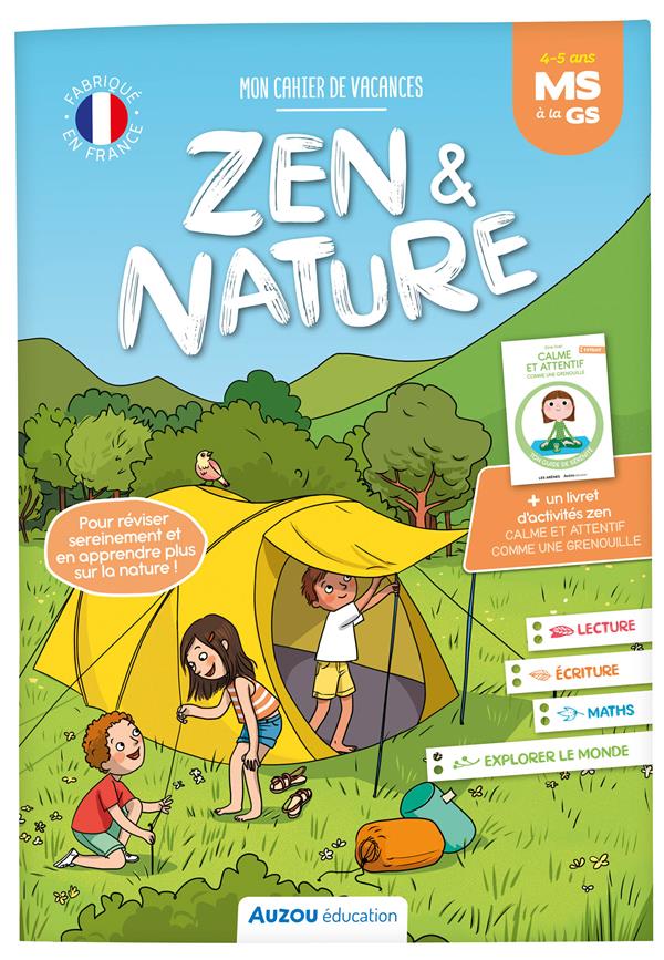 Mon cahier de vacances zen et nature ; de la MS à la GS