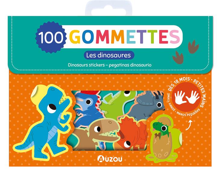 Ma pochette de gommettes : 100 gommettes : les dinosaures