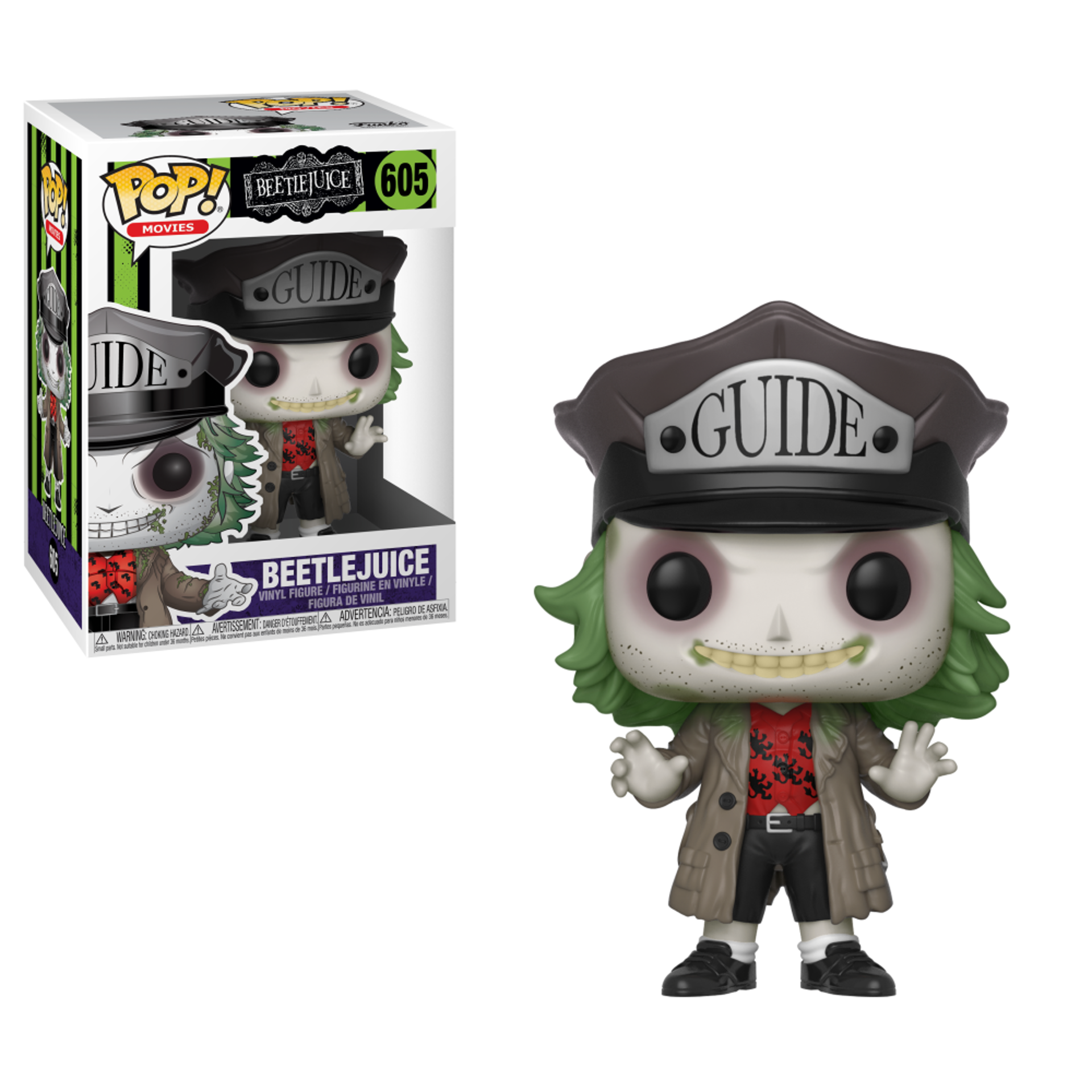 Funko Pop! Movies: Beetlejuice - Beetlejuice (with Guide Hat)