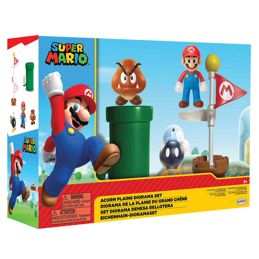 Nintendo - Super Mario Diorama de la Plaine du Grand Chêne