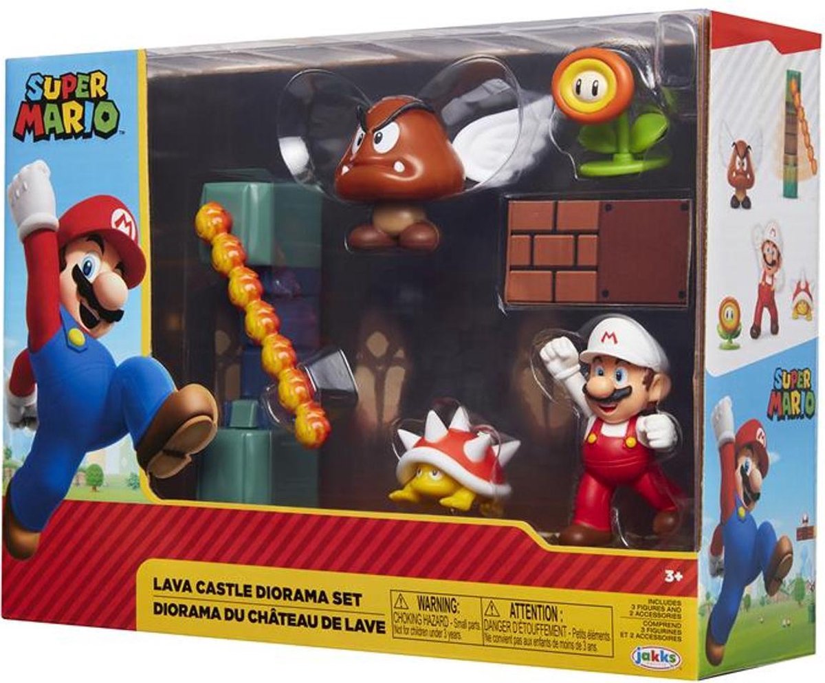 Nintendo - Super Mario Diorama du château de lave