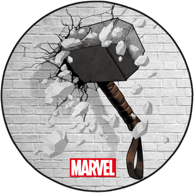 Marvel - Thor's Hammer Interior Circular Floor Mat