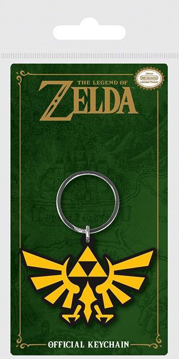 The Legend of Zelda - Triforce Porte-Clef en Caoutchouc - flash vidéo