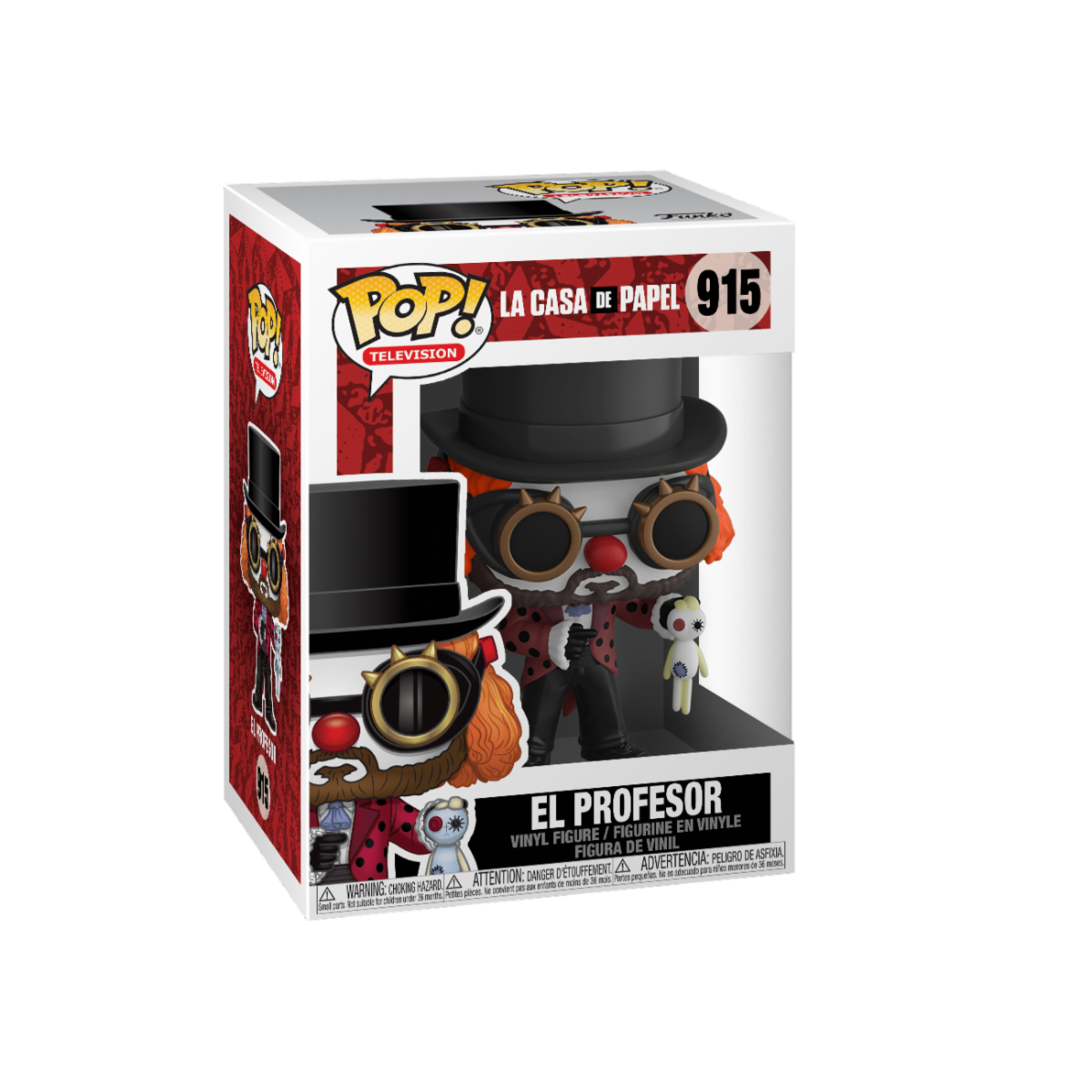 Funko Pop! TV La Casa de Papel S2 Professor O Clown ENG Merchandising