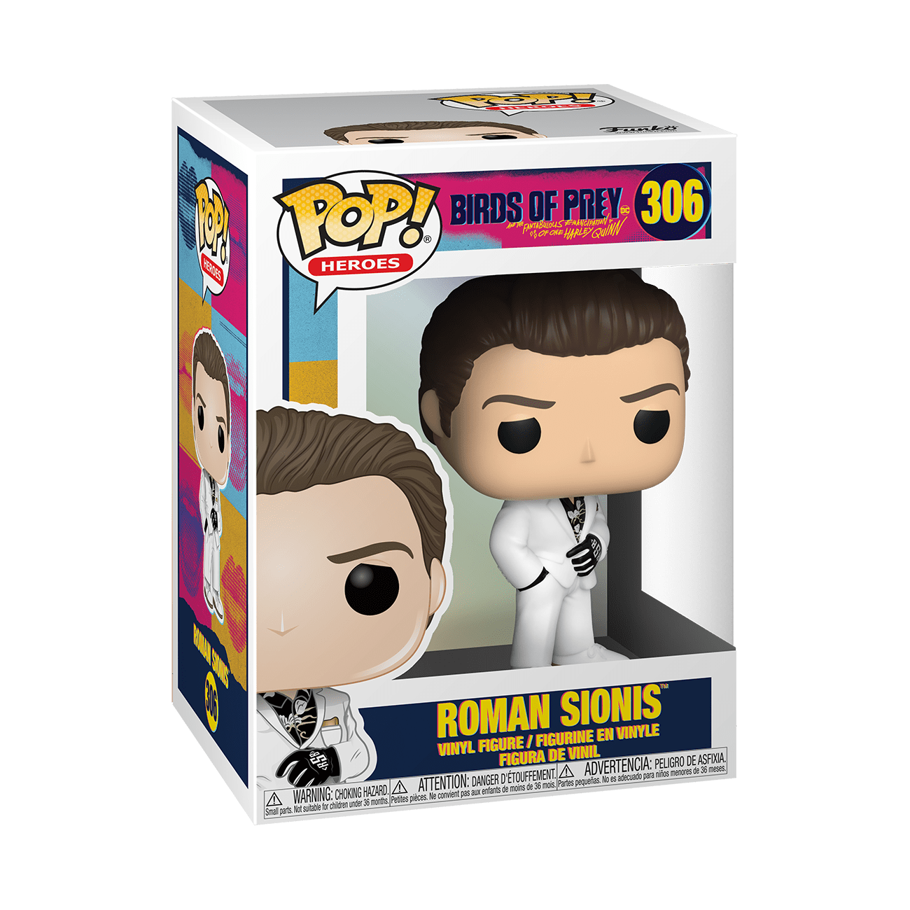 Funko Pop! Heroes Birds of Prey Roman Sionis (White Suit) with Chase ENG Merchandising