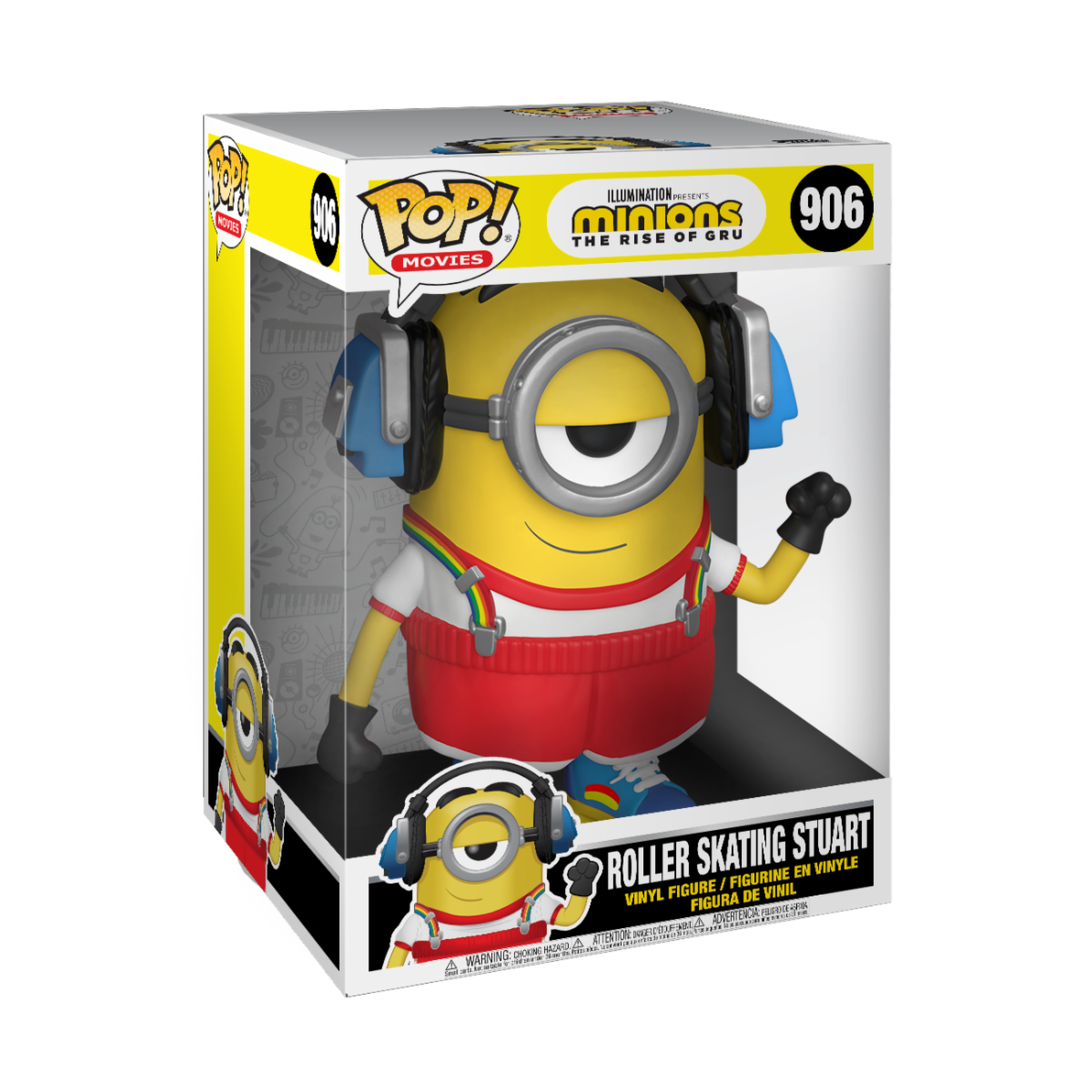 Funko Pop! Movies: Minions: The Rise of Gru - Roller Skating Stuart 10" Super Sized Pop! ENG Merchandising