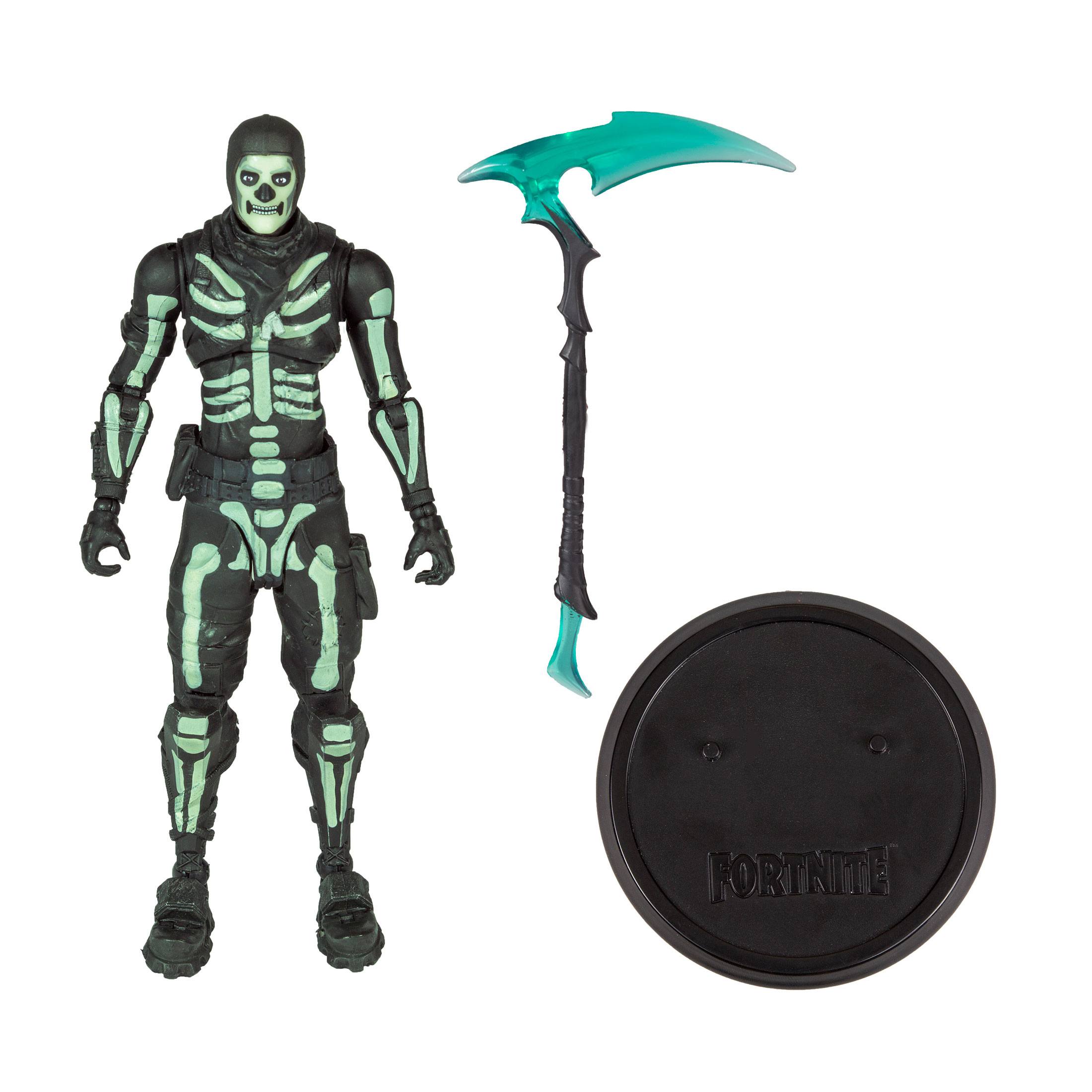 Fortnite - Green Glow Skull Trooper (Glow-in-the-dark) Walgreens Exclusive Figure 18cm