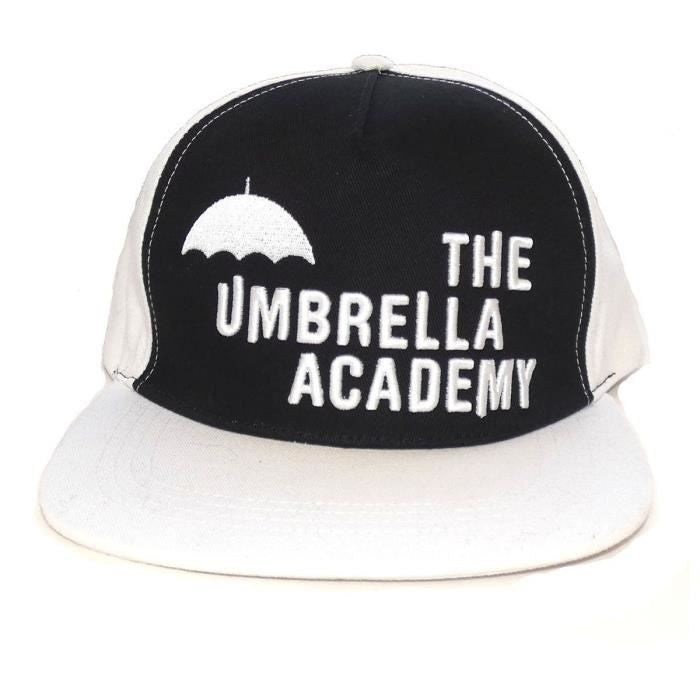 The Umbrella Academy - Casquette Snapback Noire et Blanche Logo